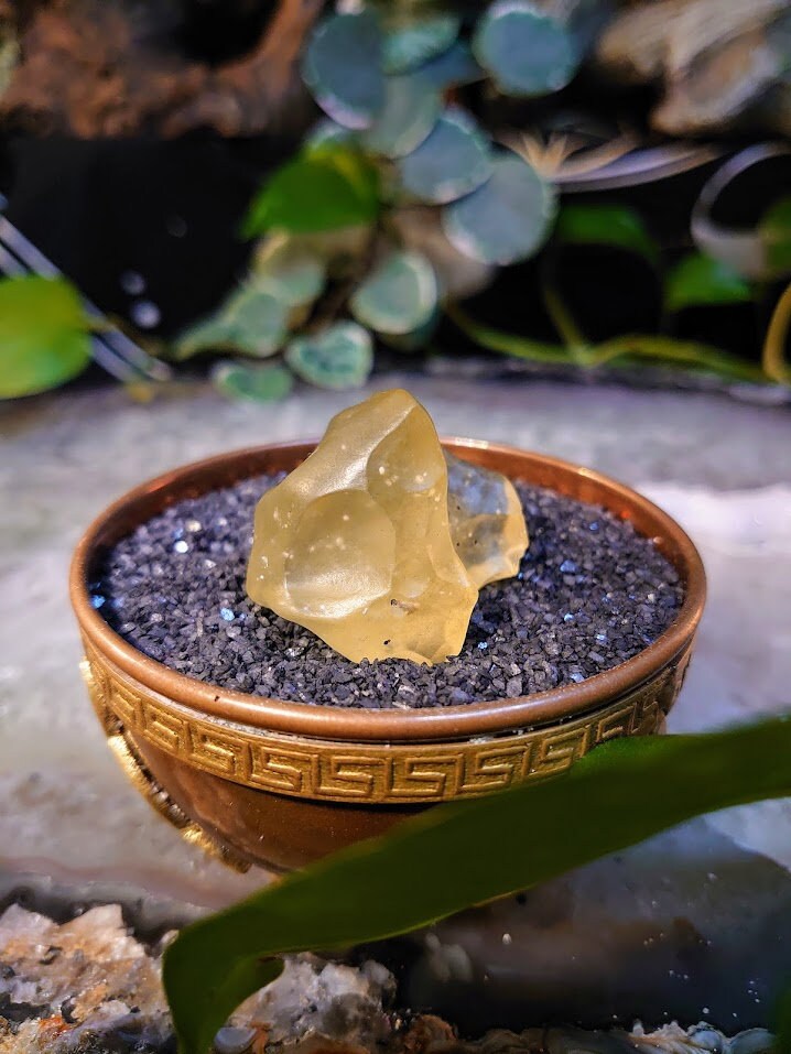 21.93g Libyan Gold Tektite/ Libyan Desert Glass Gemstone From the Great Sand Sea, Egypt