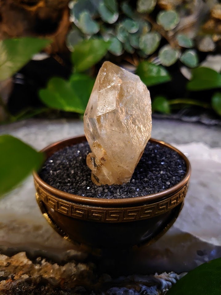 72.1g Natural Kundalini Congo Citrine Point for Altar and Home Decor / Energy Work / Crystal Healing / Reiki
