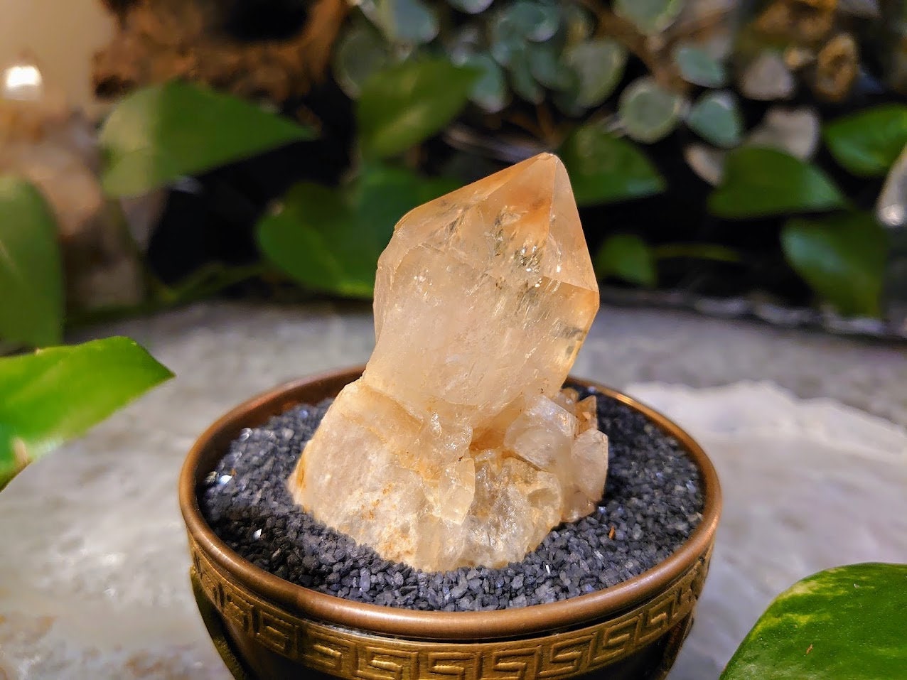 82.9g Natural Kundalini Congo Citrine Cluster for Altar and Home Decor / Energy Work / Crystal Healing / Reiki