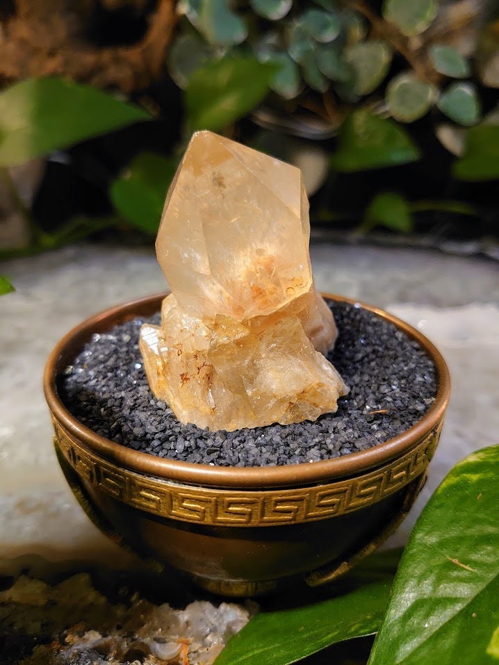 82.9g Natural Kundalini Congo Citrine Cluster for Altar and Home Decor / Energy Work / Crystal Healing / Reiki