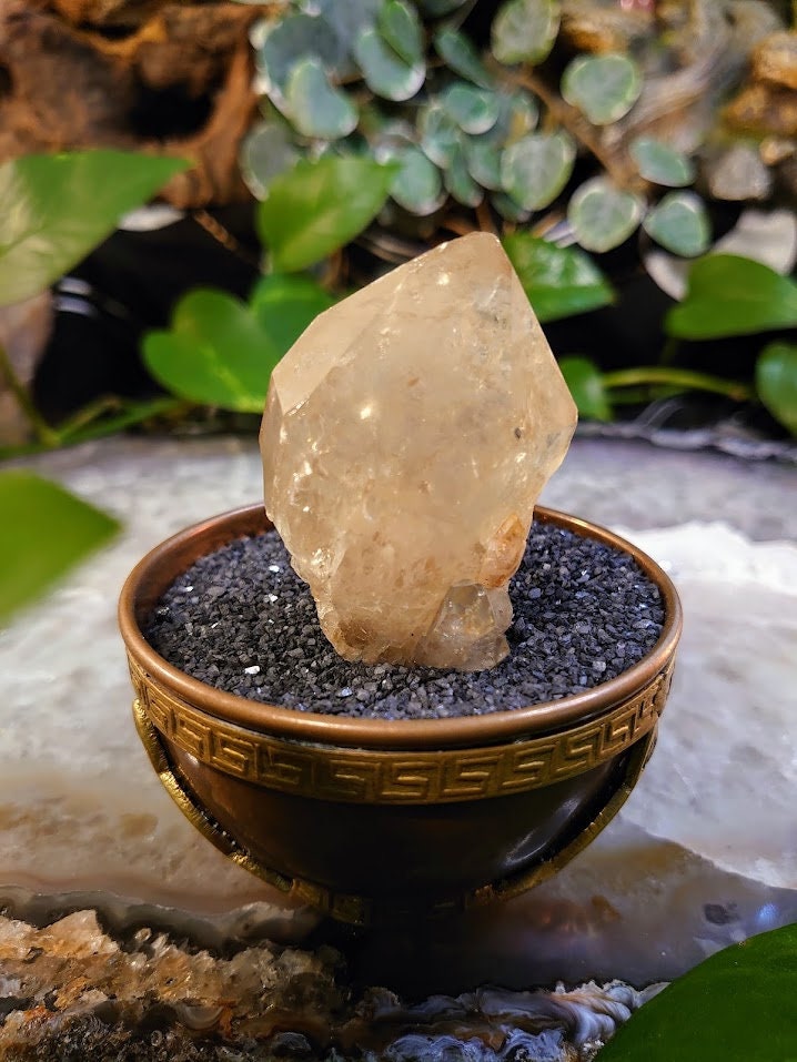 72.1g Natural Kundalini Congo Citrine Point for Altar and Home Decor / Energy Work / Crystal Healing / Reiki