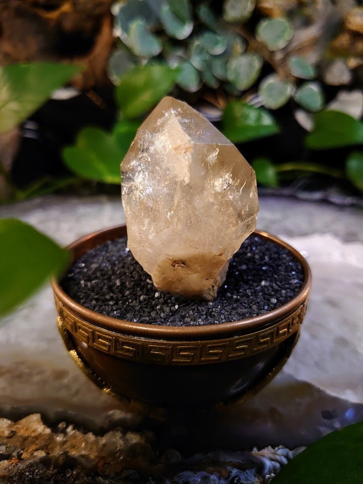 72.1g Natural Kundalini Congo Citrine Point for Altar and Home Decor / Energy Work / Crystal Healing / Reiki
