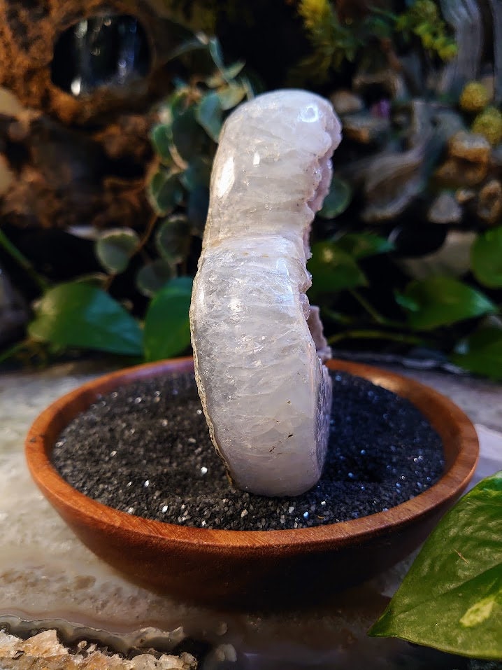 710g "The Lifeline" Quartz Druzy Heart from Uruguay for Altar and Home Decor / Energy Work / Crystal Healing / Reiki