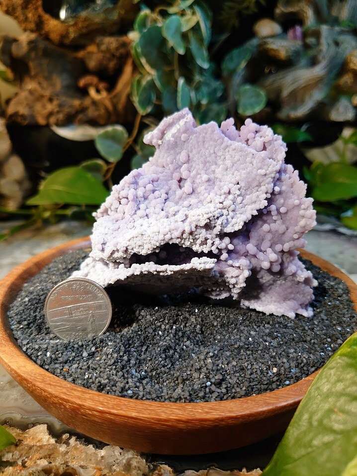 142g Grape Agate Cluster from Sulawesi, Indonesia for Collection / Crystal Healing / Gemstone Home and Altar Decor / Reiki/ Meditation