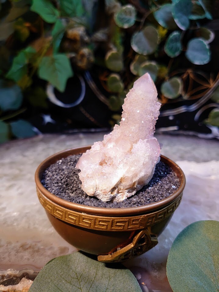 73.4g Spirit Quartz Cluster from ZA / Cactus Quartz / Spirit Amethyst for Crystal Healing / Meditation/ Reiki / Gifting