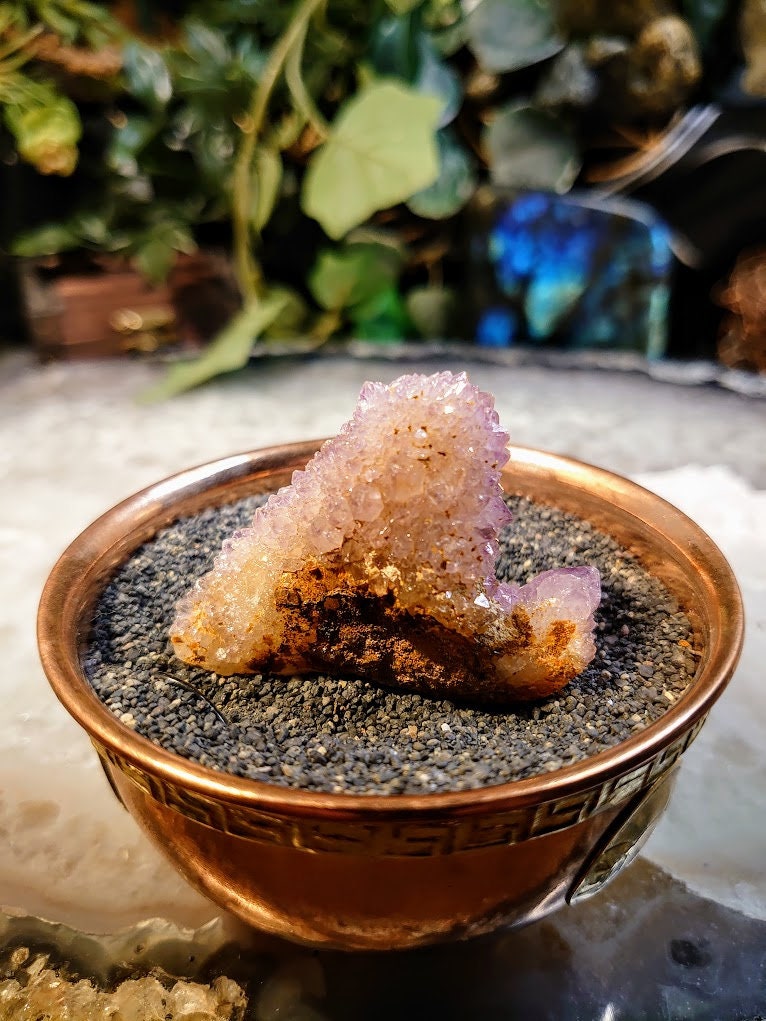 Spirit Quartz Cluster from South Africa / 36.20g / Cactus Quartz / Spirit Amethyst for Crystal Healing / Meditation/ Reiki / Gifting