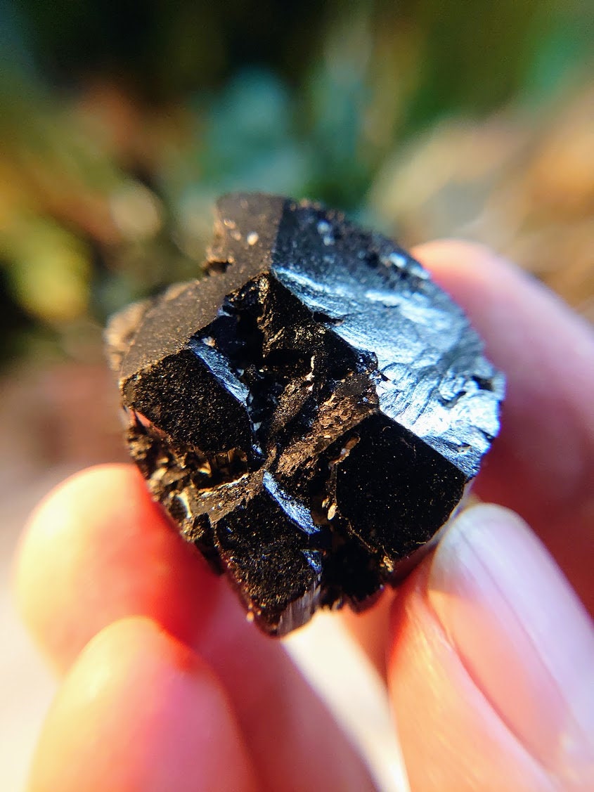 Fine Glossy Black Tourmaline with Termination / Schorl Crystal From Madagascar / 37.91g / Thumbnail Specimen / Desk Decor / Collection