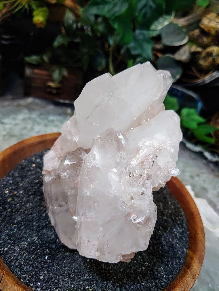 Beautiful Colombian Pink/Clear Quartz Cluster / 530g / Lithium / for Crystal Healing / Home and Altar Decor