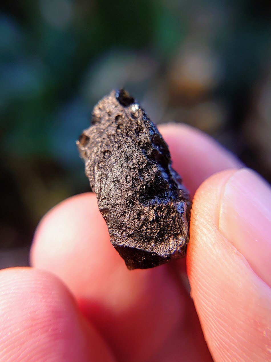 26.30ct Moldavite Crystal from Nesměň, Ločenice, České Budějovice District, South Bohemian Region, Czech Republic for Collection / Tektite