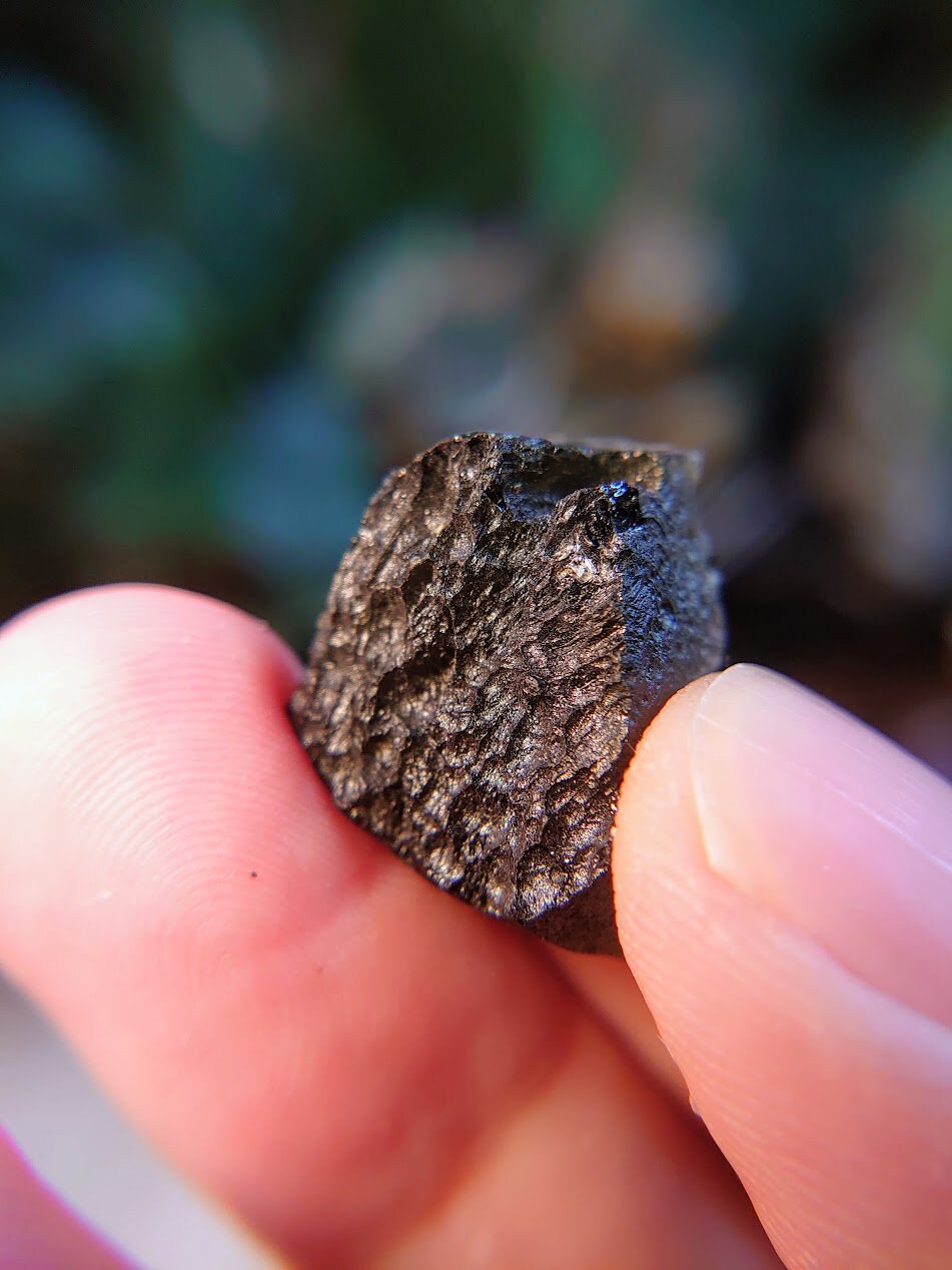26.30ct Moldavite Crystal from Nesměň, Ločenice, České Budějovice District, South Bohemian Region, Czech Republic for Collection / Tektite