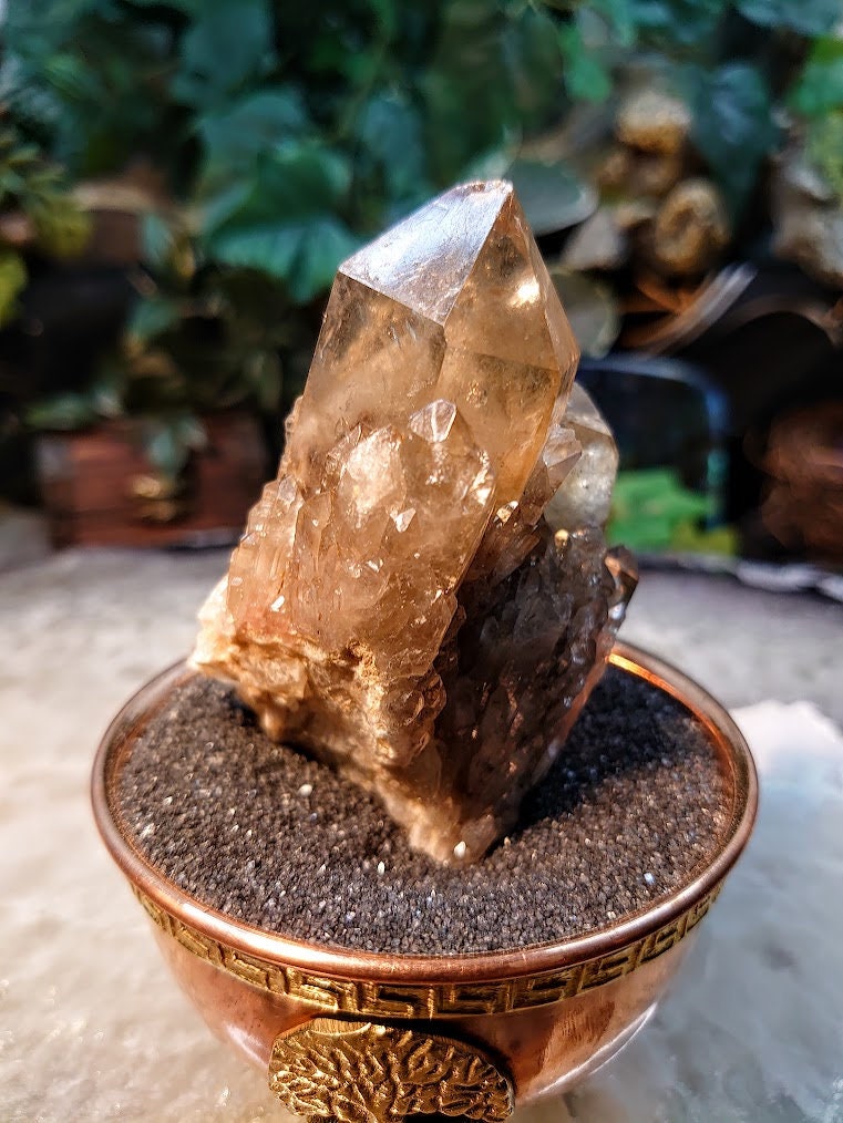 Natural Kundalini Congo Citrine Cluster for Altar and Home Decor / 150g / Energy Work / Crystal Healing / Reiki