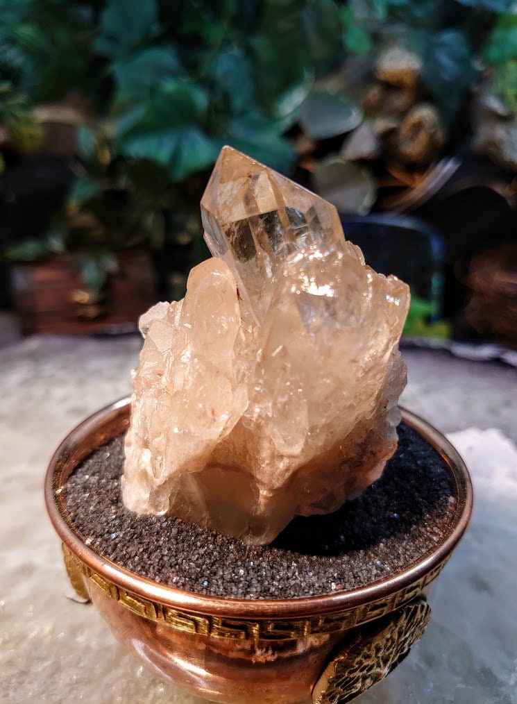 Natural Kundalini Congo Citrine Cluster for Altar and Home Decor / 179g / Energy Work / Crystal Healing / Reiki