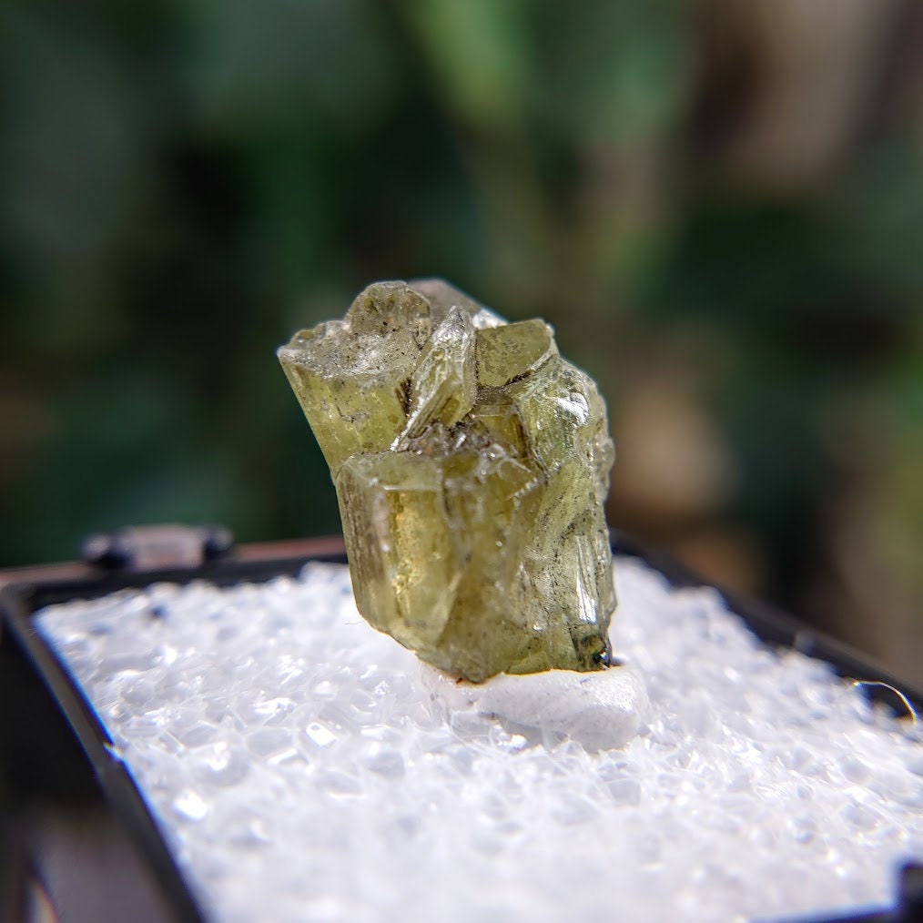 15.75ct Natural Diopside Gemstone from Manyara Region, Tanzania for Crystal Healing / Meditation / Thumbnail Size / Collection / Green Jewel