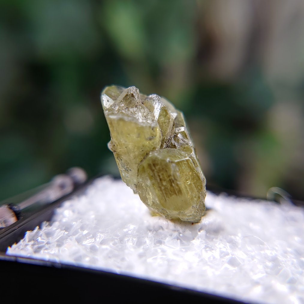 15.75ct Natural Diopside Gemstone from Manyara Region, Tanzania for Crystal Healing / Meditation / Thumbnail Size / Collection / Green Jewel