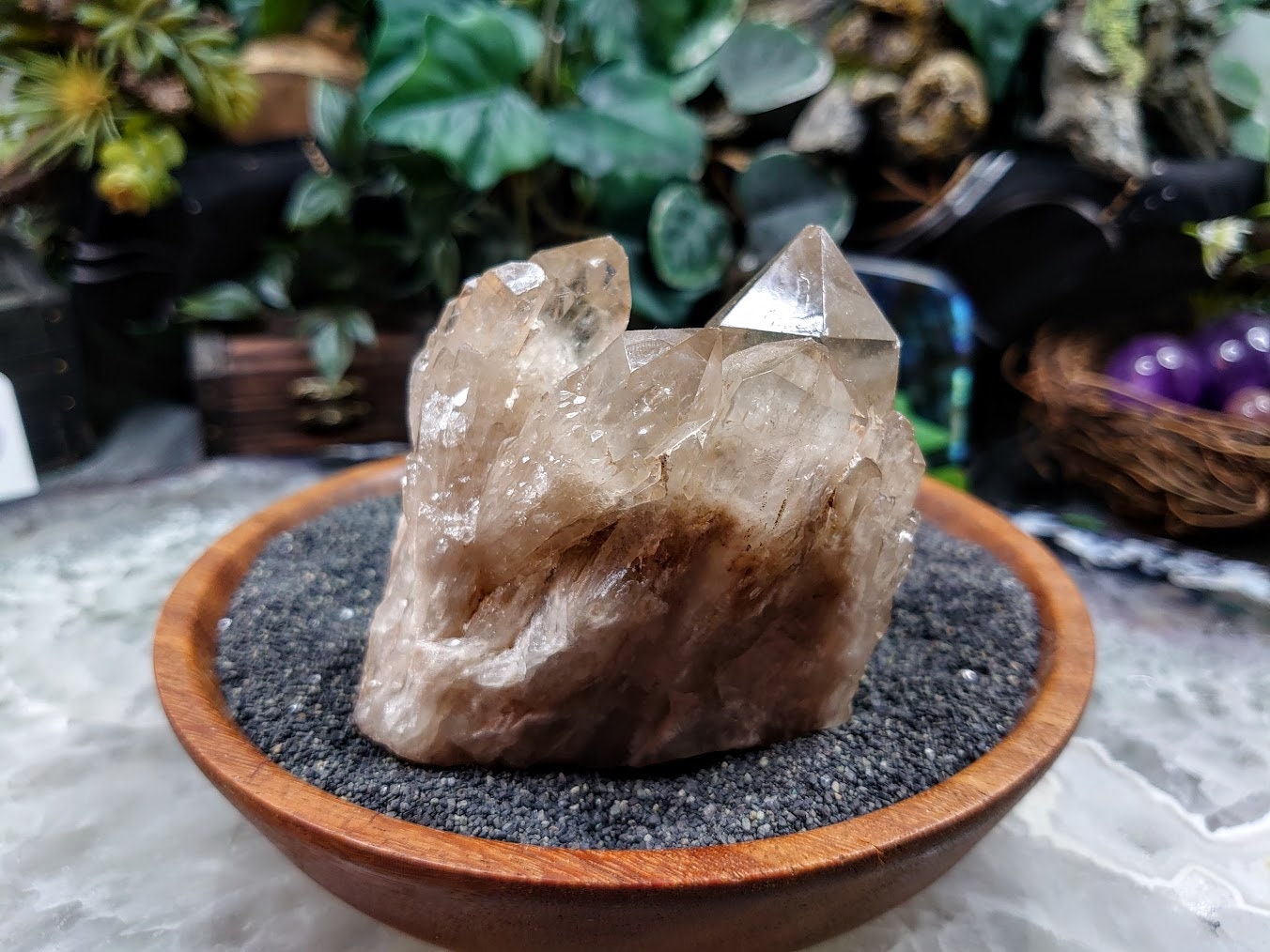Natural Kundalini Congo Citrine Cluster for Altar and Home Decor / 368g / Energy Work / Crystal Healing / Reiki