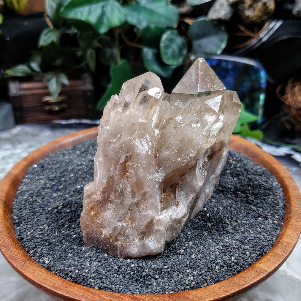 Natural Kundalini Congo Citrine Cluster for Altar and Home Decor / 368g / Energy Work / Crystal Healing / Reiki
