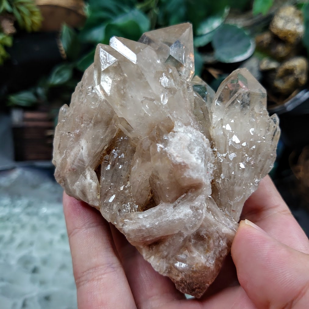 Natural Kundalini Congo Citrine Cluster for Altar and Home Decor / 368g / Energy Work / Crystal Healing / Reiki