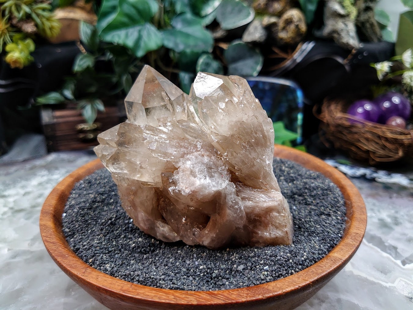 Natural Kundalini Congo Citrine Cluster for Altar and Home Decor / 368g / Energy Work / Crystal Healing / Reiki