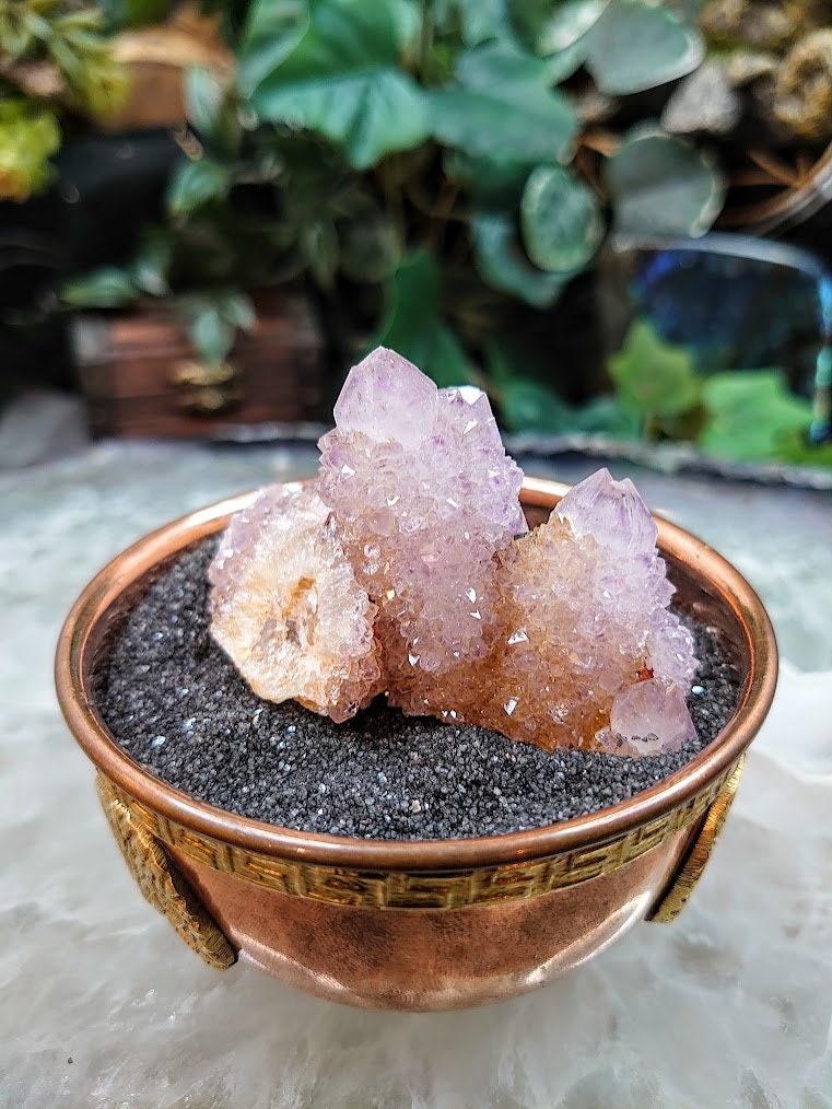 Spirit Quartz Cluster from South Africa / 69.69g / Cactus Quartz / Spirit Amethyst for Crystal Healing / Meditation/ Reiki / Gifting