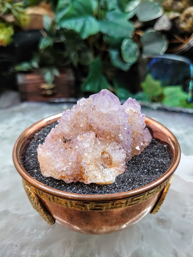 Spirit Quartz Cluster from South Africa / 69.69g / Cactus Quartz / Spirit Amethyst for Crystal Healing / Meditation/ Reiki / Gifting