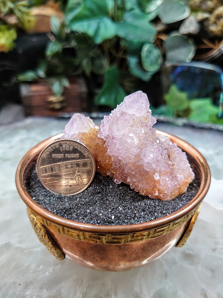 Spirit Quartz Cluster from South Africa / 69.69g / Cactus Quartz / Spirit Amethyst for Crystal Healing / Meditation/ Reiki / Gifting