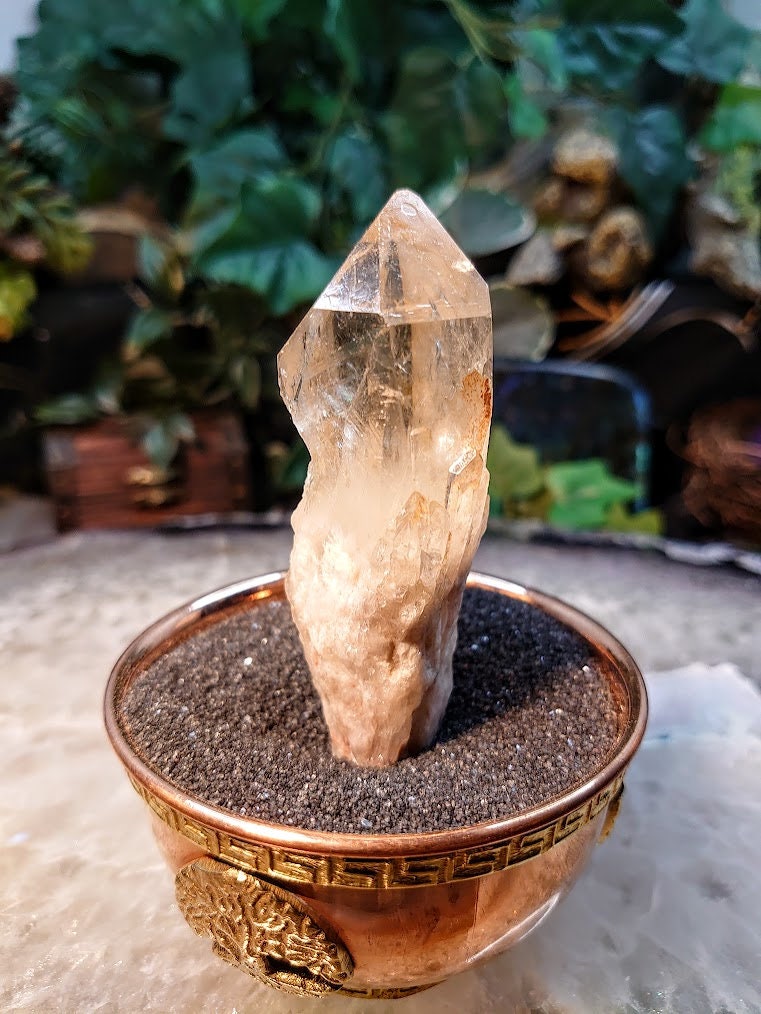 Natural Kundalini Congo Citrine Cluster for Altar and Home Decor / 100.99g / Energy Work / Crystal Healing / Reiki