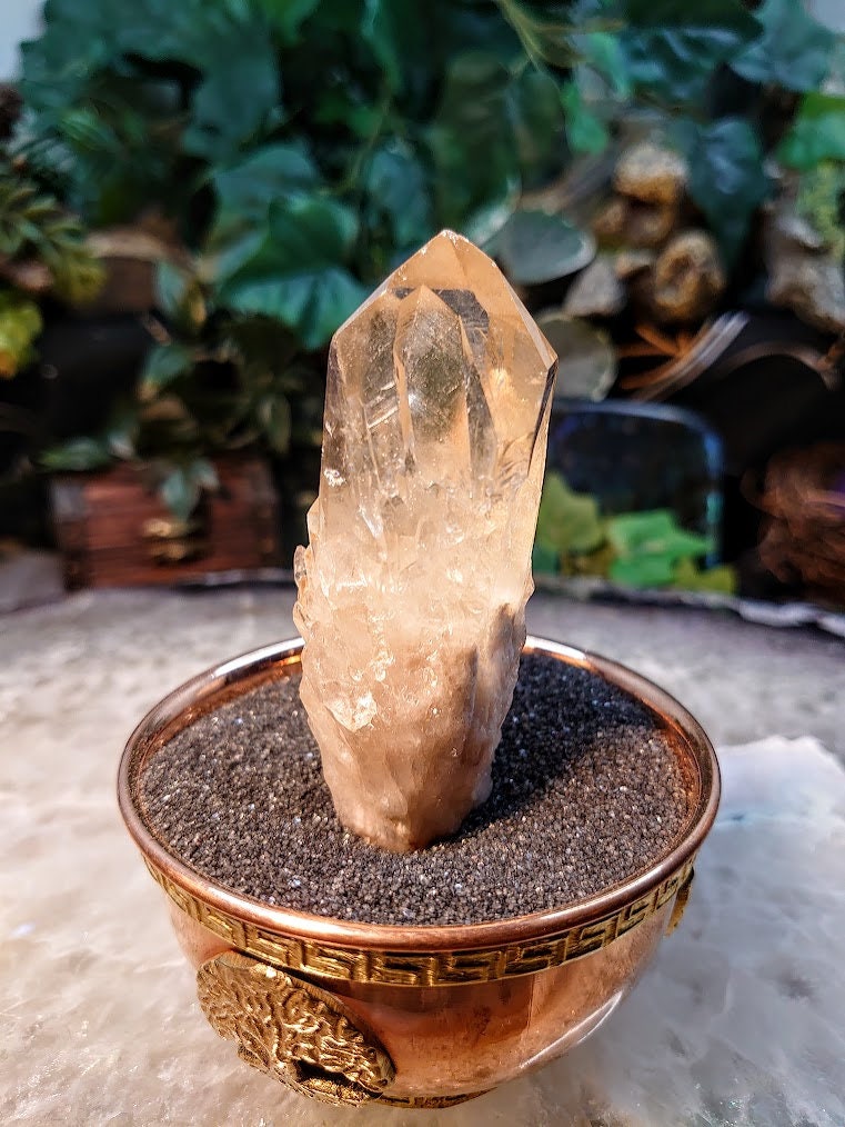 Natural Kundalini Congo Citrine Cluster for Altar and Home Decor / 100.99g / Energy Work / Crystal Healing / Reiki