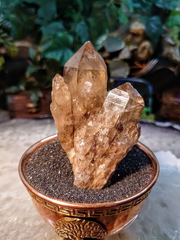 Natural Kundalini Congo Citrine Cluster for Altar and Home Decor / 150g / Energy Work / Crystal Healing / Reiki