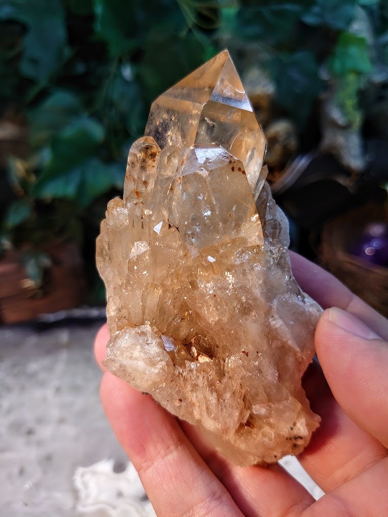 Natural Kundalini Congo Citrine Cluster for Altar and Home Decor / 204g / Energy Work / Crystal Healing / Reiki