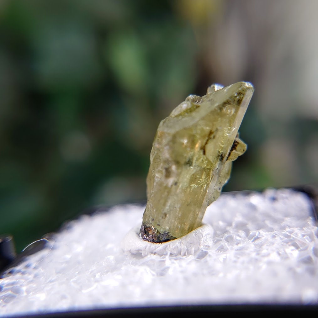 15.75ct Natural Diopside Gemstone from Manyara Region, Tanzania for Crystal Healing / Meditation / Thumbnail Size / Collection / Green Jewel