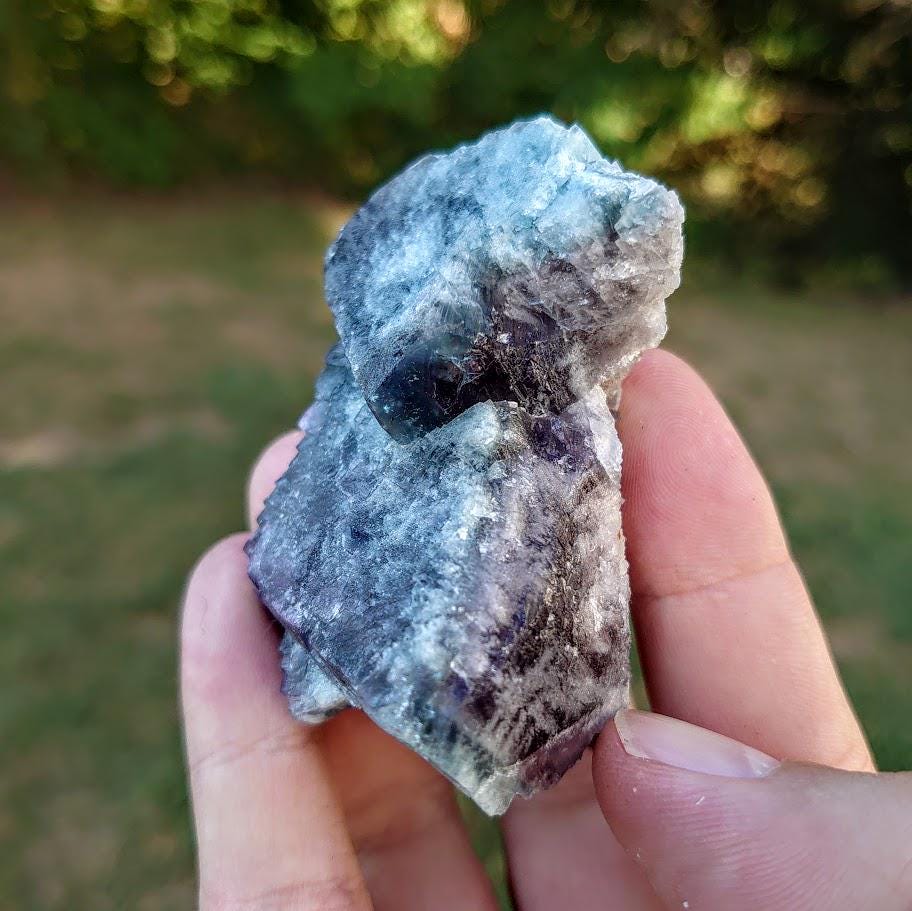 Milky Way Pocket Blue/Green Fluorite Cluster, Diana Maria Mine, Rogerley Quarry From United Kingdom / 126g / Small Cabinet Size