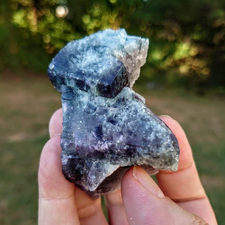 Milky Way Pocket Blue/Green Fluorite Cluster, Diana Maria Mine, Rogerley Quarry From United Kingdom / 126g / Small Cabinet Size