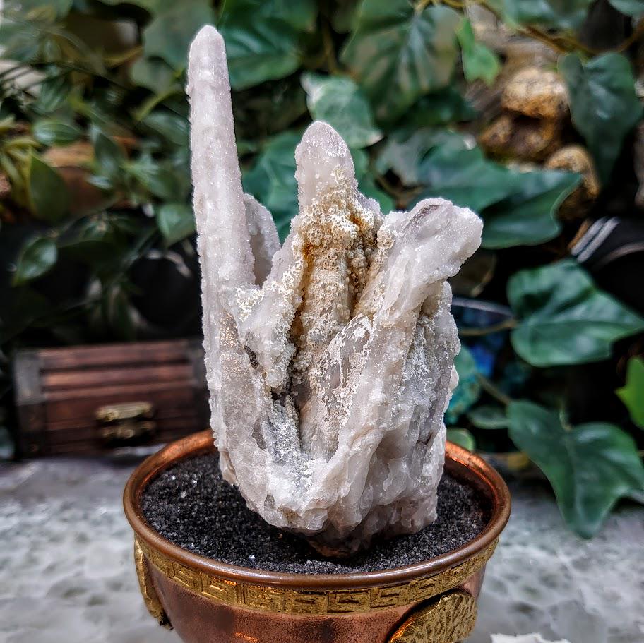 4.75" Witch Finger Quartz Cluster from Boekenhouthoek, Mpumalanga, South Africa for Home and Altar Decor / 194g / Reiki / Collection