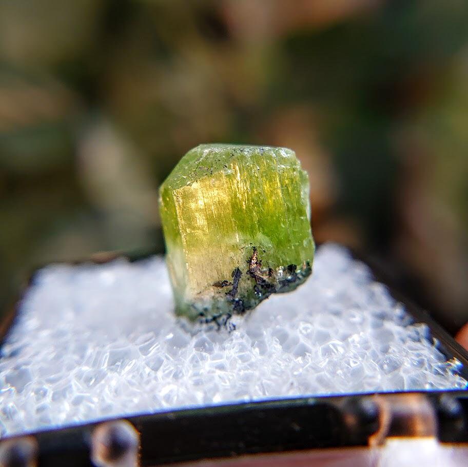 14.05ct Natural Diopside Gemstone from Manyara Region, Tanzania for Crystal Healing / Meditation / Thumbnail Size / Collection / Green Jewel
