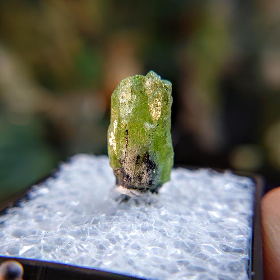 11.25ct Natural Diopside Gemstone from Manyara Region, Tanzania for Crystal Healing / Meditation / Thumbnail Size / Collection / Green Jewel