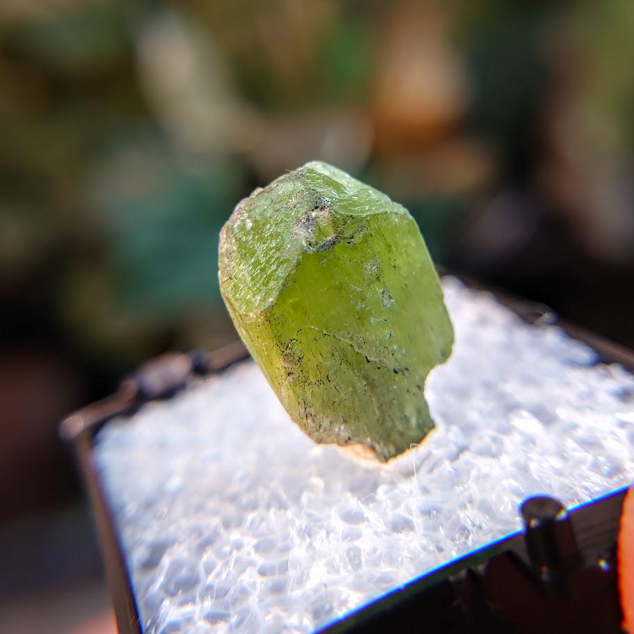 13.95ct Natural Diopside Gemstone from Manyara Region, Tanzania for Crystal Healing / Meditation / Thumbnail Size / Collection / Green Jewel