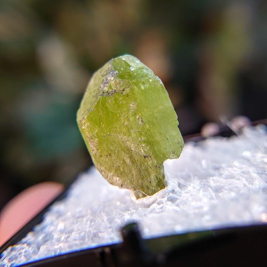 13.95ct Natural Diopside Gemstone from Manyara Region, Tanzania for Crystal Healing / Meditation / Thumbnail Size / Collection / Green Jewel