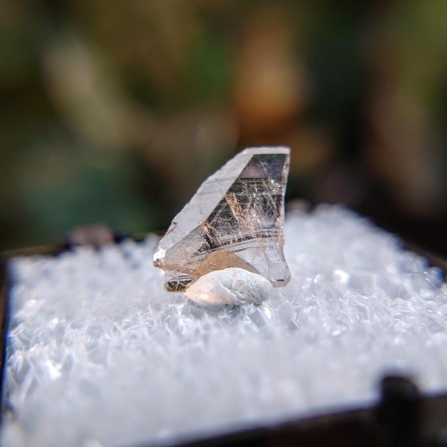 1.35ct Magnesio Axinite Gemstone Crystal from Merelani Hills, Tanzania for Unique Collection / Rare Specimen / Small Sized