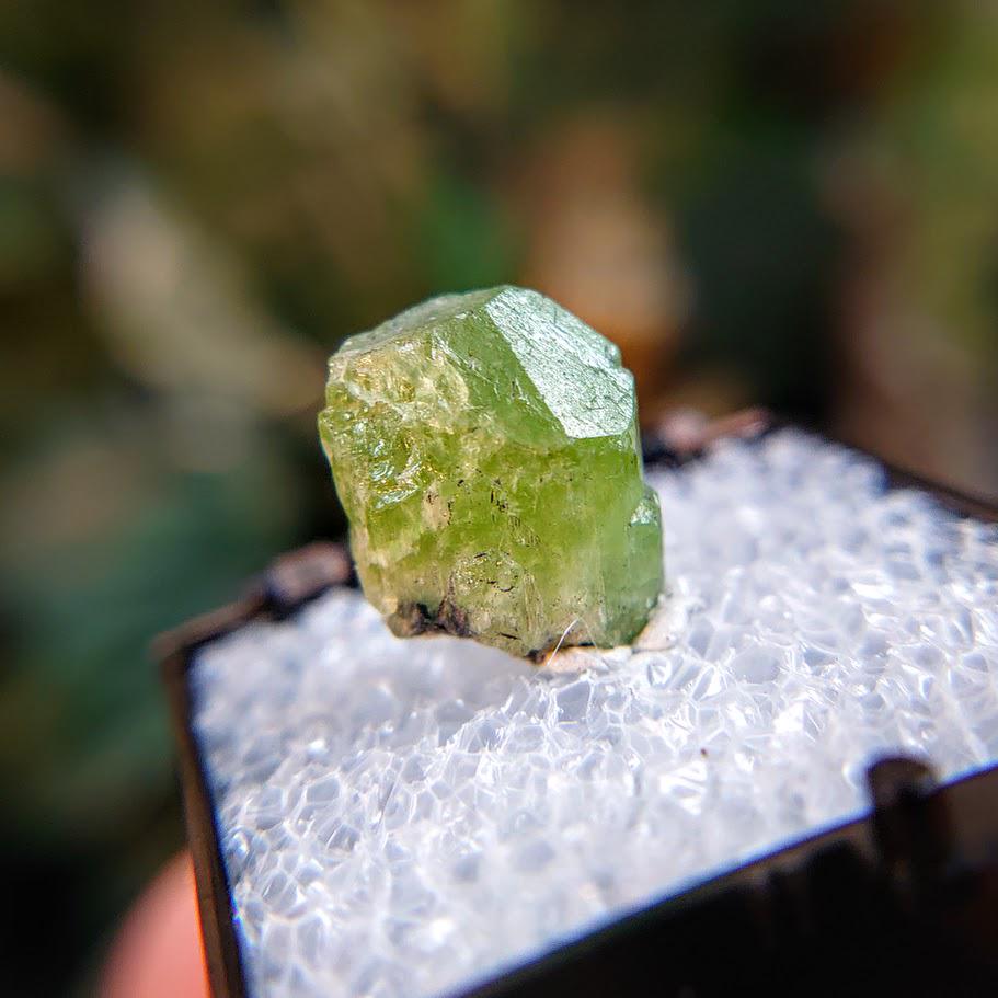 14.05ct Natural Diopside Gemstone from Manyara Region, Tanzania for Crystal Healing / Meditation / Thumbnail Size / Collection / Green Jewel