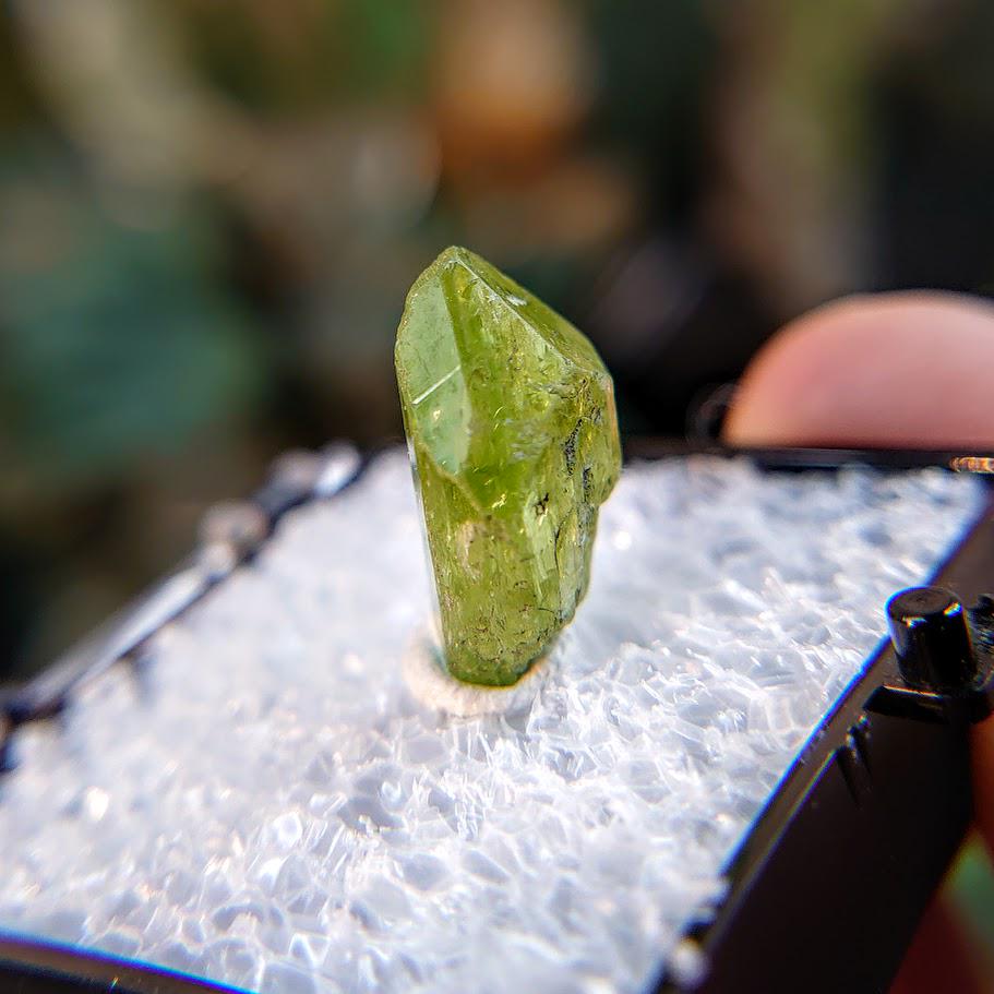 8.95ct Natural Diopside Gemstone from Manyara Region, Tanzania for Crystal Healing / Meditation / Thumbnail Size / Collection / Green Jewel