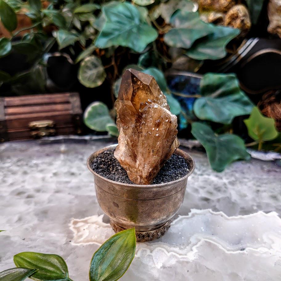 Natural Kundalini Congo Citrine Cluster for Altar and Home Decor / 66.32g / Energy Work / Crystal Healing / Reiki