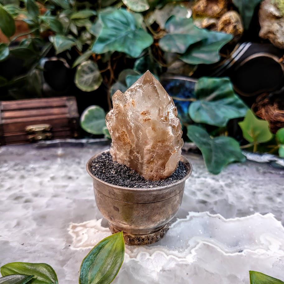 Natural Kundalini Congo Citrine Cluster for Altar and Home Decor / 59.39g / Energy Work / Crystal Healing / Reiki