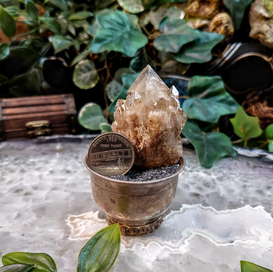 Natural Kundalini Congo Citrine Cluster for Altar and Home Decor / 59.39g / Energy Work / Crystal Healing / Reiki