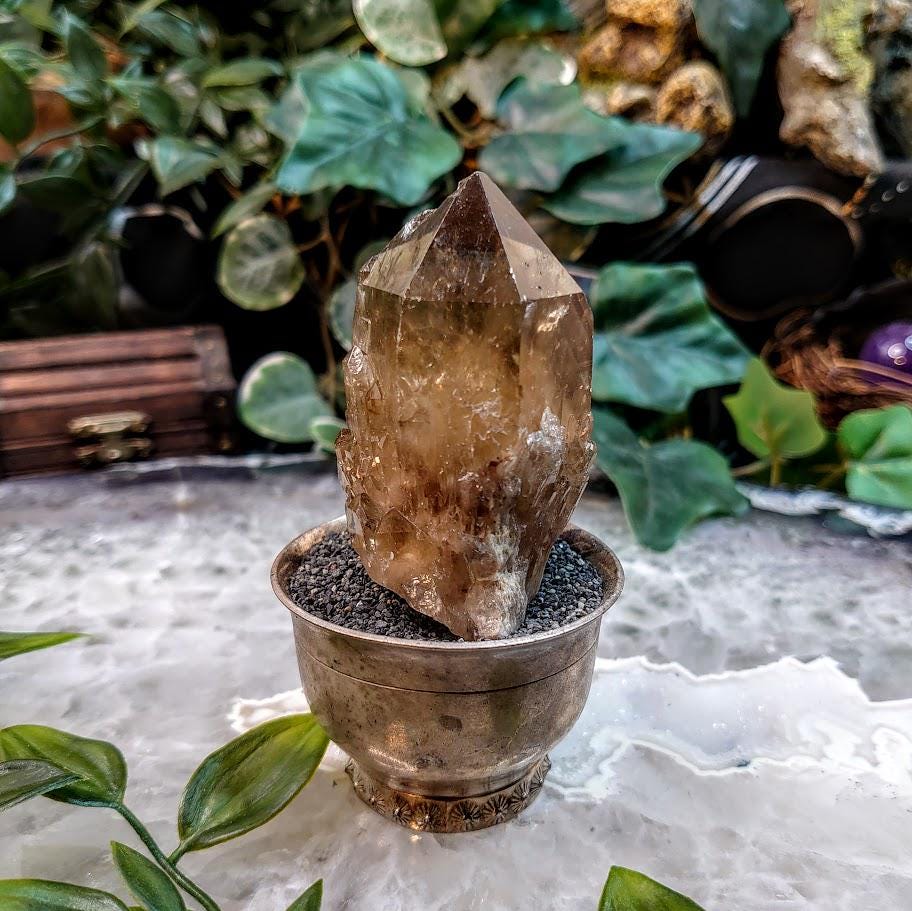 Natural Kundalini Congo Citrine Cluster for Altar and Home Decor / 125g / Energy Work / Crystal Healing / Reiki