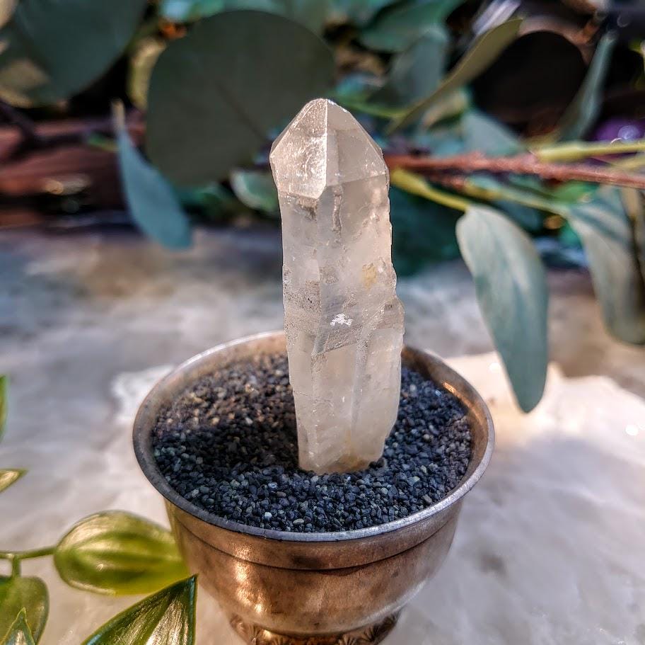 2.75" Congo Lemurian Clear Quartz Point from DRC for Crystal Healing / 53.35g / Meditation / Collection