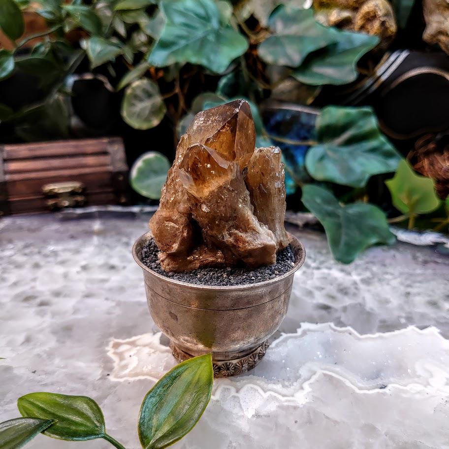 Natural Kundalini Congo Citrine Cluster for Altar and Home Decor / 66.32g / Energy Work / Crystal Healing / Reiki
