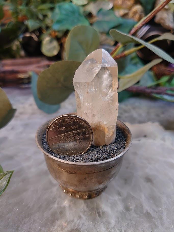 2.375" Congo Lemurian Clear Quartz Point from DRC for Crystal Healing / 41.35g / Meditation / Collection