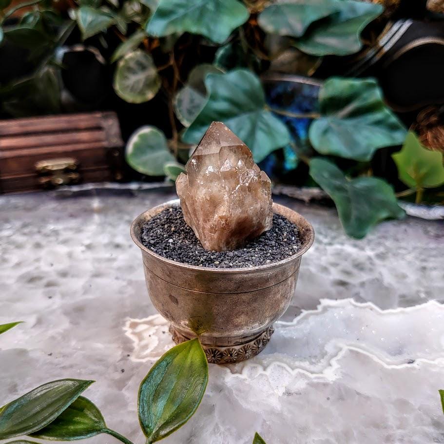 Natural Kundalini Congo Citrine Cluster for Altar and Home Decor / 30.53g / Energy Work / Crystal Healing / Reiki