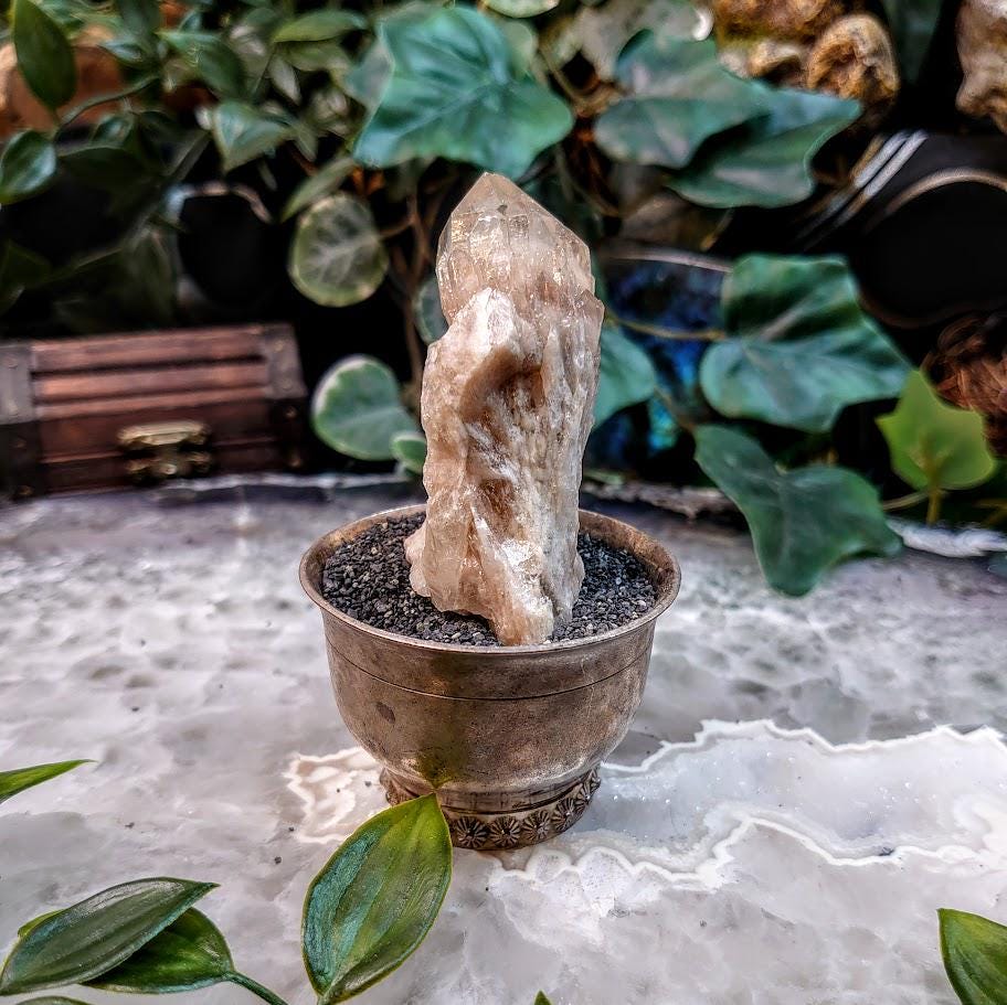 Natural Kundalini Congo Citrine Cluster for Altar and Home Decor / 63.43g / Energy Work / Crystal Healing / Reiki