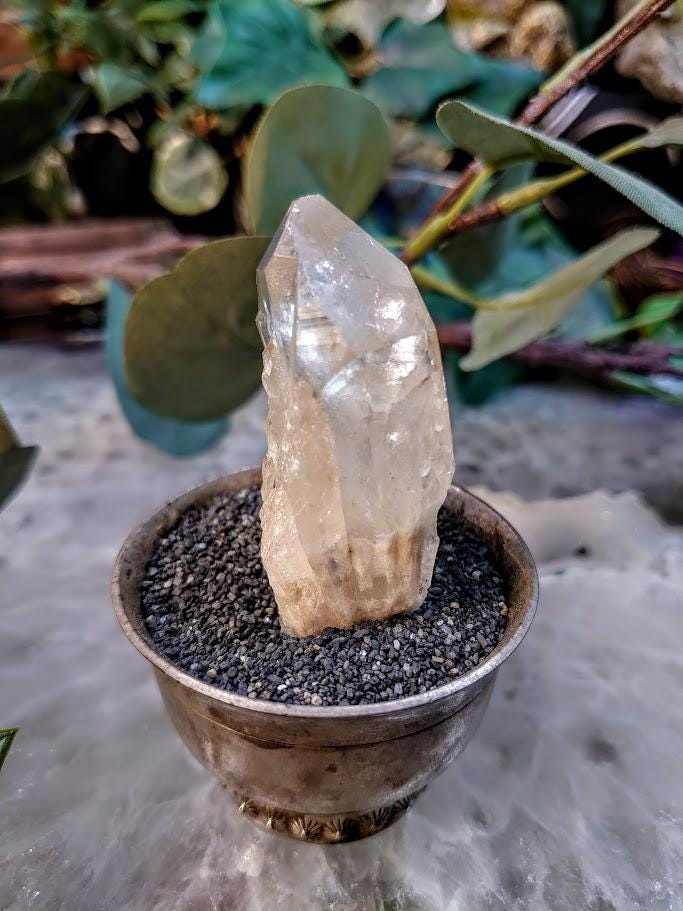 2.375" Congo Lemurian Clear Quartz Point from DRC for Crystal Healing / 41.35g / Meditation / Collection